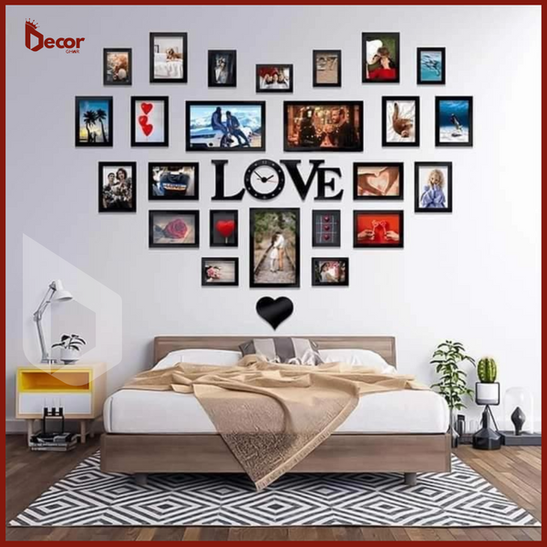 Love Photo Frames Clock - DIY