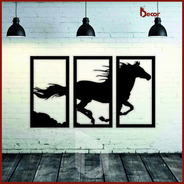 Modern Horse Decor (Wooden)