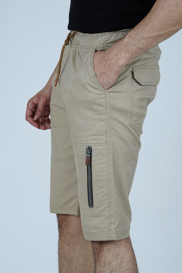 Everyday Essentials Cargo Shorts - Beige